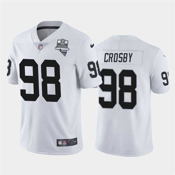 Nike Raiders 98 Maxx Crosby White 2020 Inaugural Season Vapor Untouchable Limited Jersey Dzhi,We sell and wholesale Nike Raiders 98 Maxx Crosby White 2020 Inaugural Season Vapor Untouchable Limited Jersey Dzhi on line form chian!